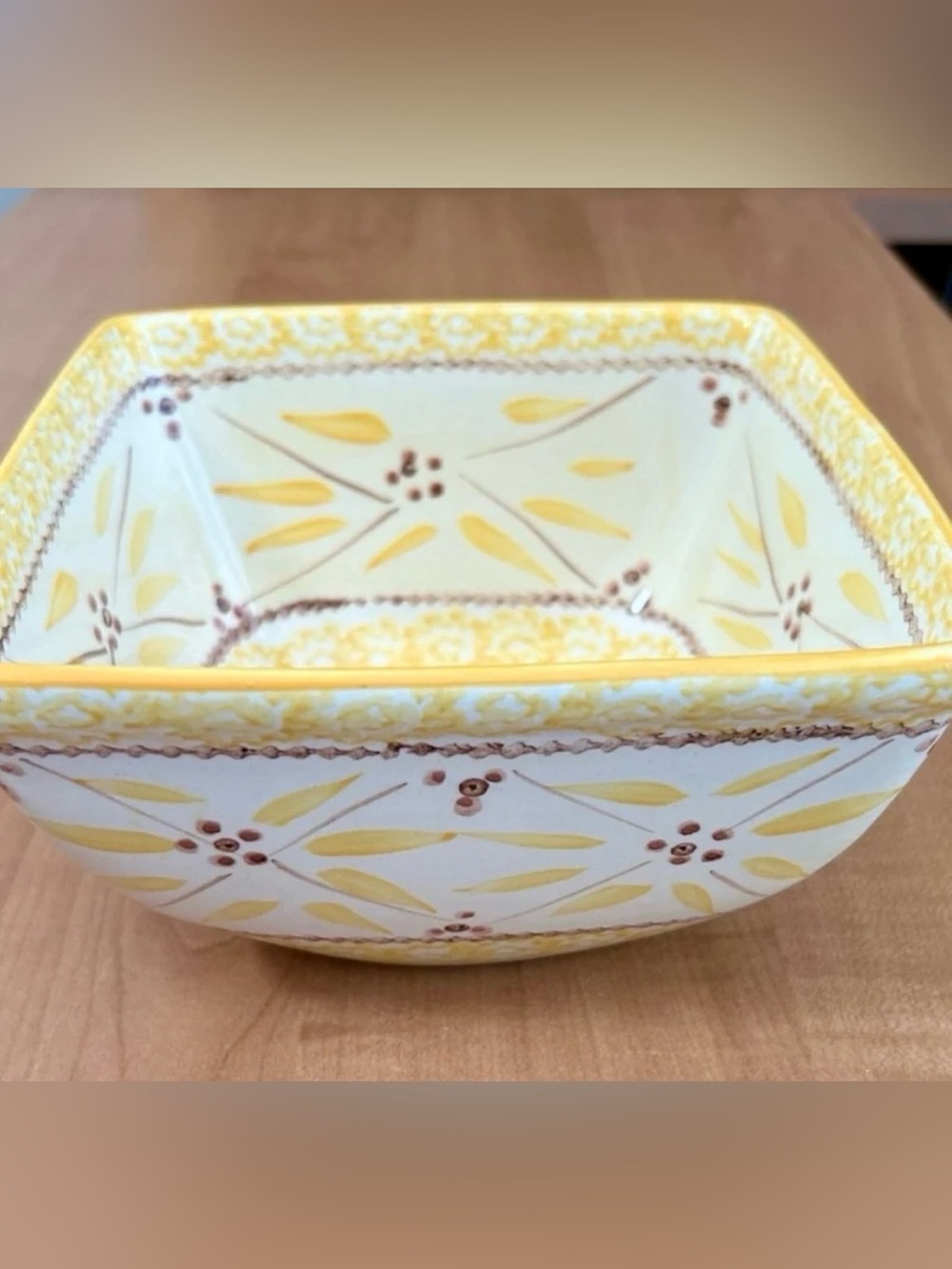 temptations bakeware presentable ovenware old world yellow Tara baking dish